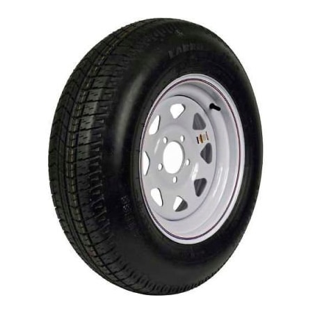 Martin Wheel Martin Wheel ST205/75D-15 Trailer Tire & Custom Spoke Wheel Assembly DM205D5C-5CT